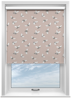 Busy Bee, Dusky Pink - Twist&Fit Roller Blind